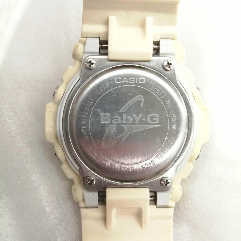 Used CASIO BG-5600WH White BABY-G
