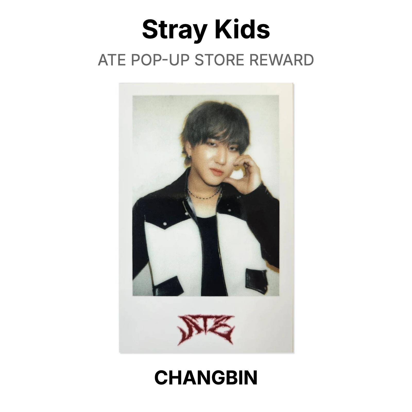 Stray Kids ATE POP-UP STORE REWARD Official Photocard CHANGBIN