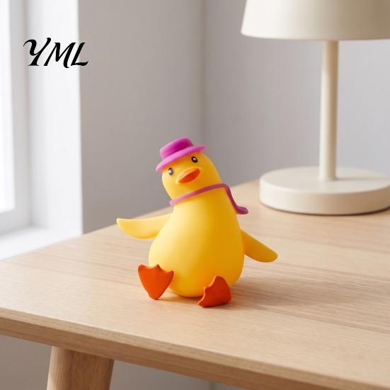 Deformable Squeeze Toys Cartoon Duck Stress Relief Toy, Squeezable Fidget Soft Toy Stretch Sensory for Hand Exercise Relaxation Anxiety