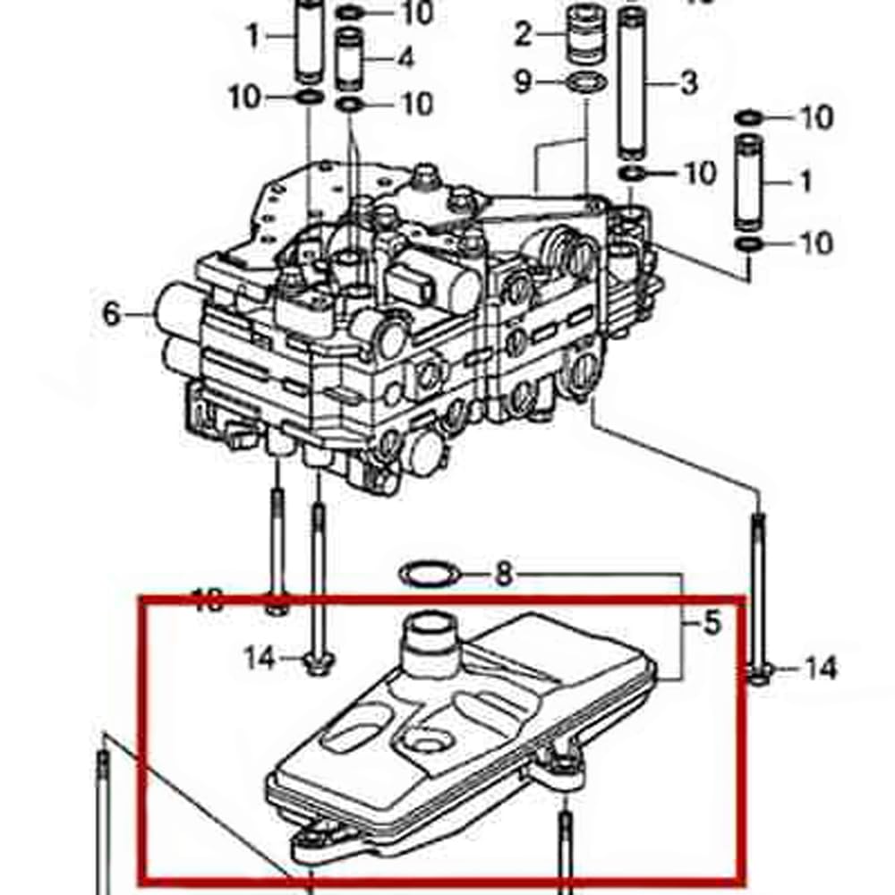 

Transmission Filter Kit with Cooler Fit for Honda Civic 2014-2019, Fit for Honda FIT 2015-2019, HR-V 2016-2019, 254205T0003, 25450P4V013,