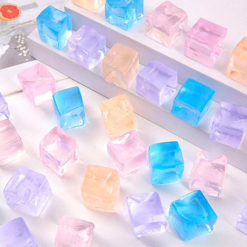 Ice Cube Kneading Music Simulation Large Transparent Jelly Slow Rebound Decompression Venting Decompression Artifact Toy Ice Cube Kneading