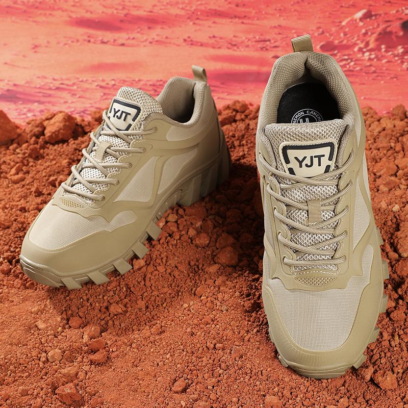 Fashion Outdoor Hiking Shoes for Men Retro Style Sneakers Non Slip Man Lace Up Treking Footwear Leisure Walk Trainers Comfy Casual Shoes