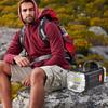Powerful LED LED Flashlight USB Rechargeable IP44 Waterproof Camping Torch Solar Rechargeable 8 Lighting Modes