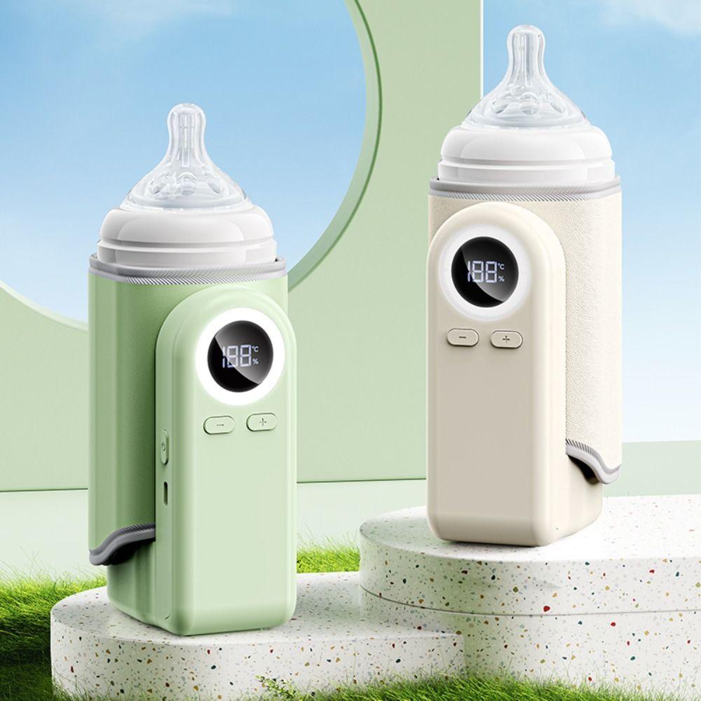 Constant Temperature Baby Bottle Warmer 4-in-1 Nighttime Milk Warmer Travel