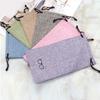 1Pcs Soft Cloth Glasses Bag Drawstring Portable Linen Fabric Eyeglasses Pouch Pocket Multi-Functional Eyewear Cases Accessories
