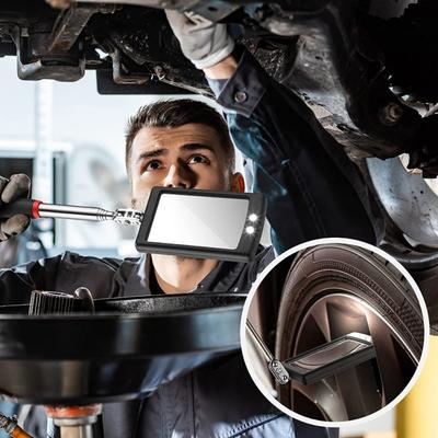 LED Auto Repair Detector Mirror Engine Chassis Inspection Mirror Reflector Light Inspection Mirror