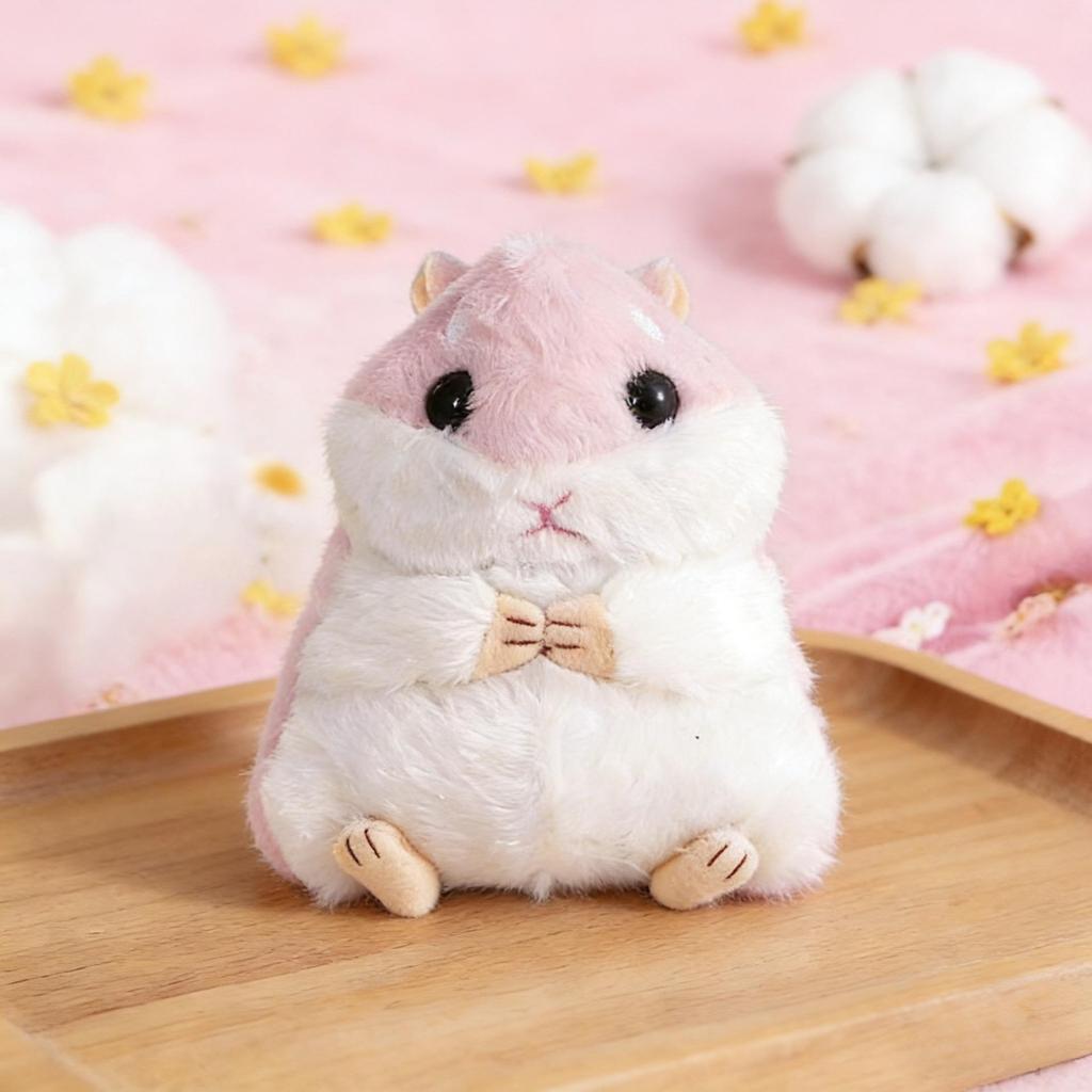 Pluche Hamster Pop Rugzak Hanger & Schattige Cartoon Muis Sleutelhanger