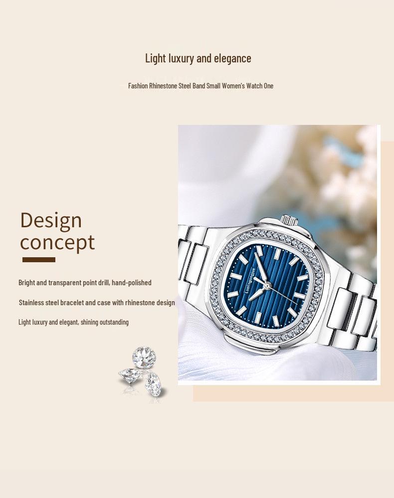 Duke of Lorraine Qixi Nautilus His & Hers Couple Watches - Full Diamond Automatic for Boyfriend/Girlfriend