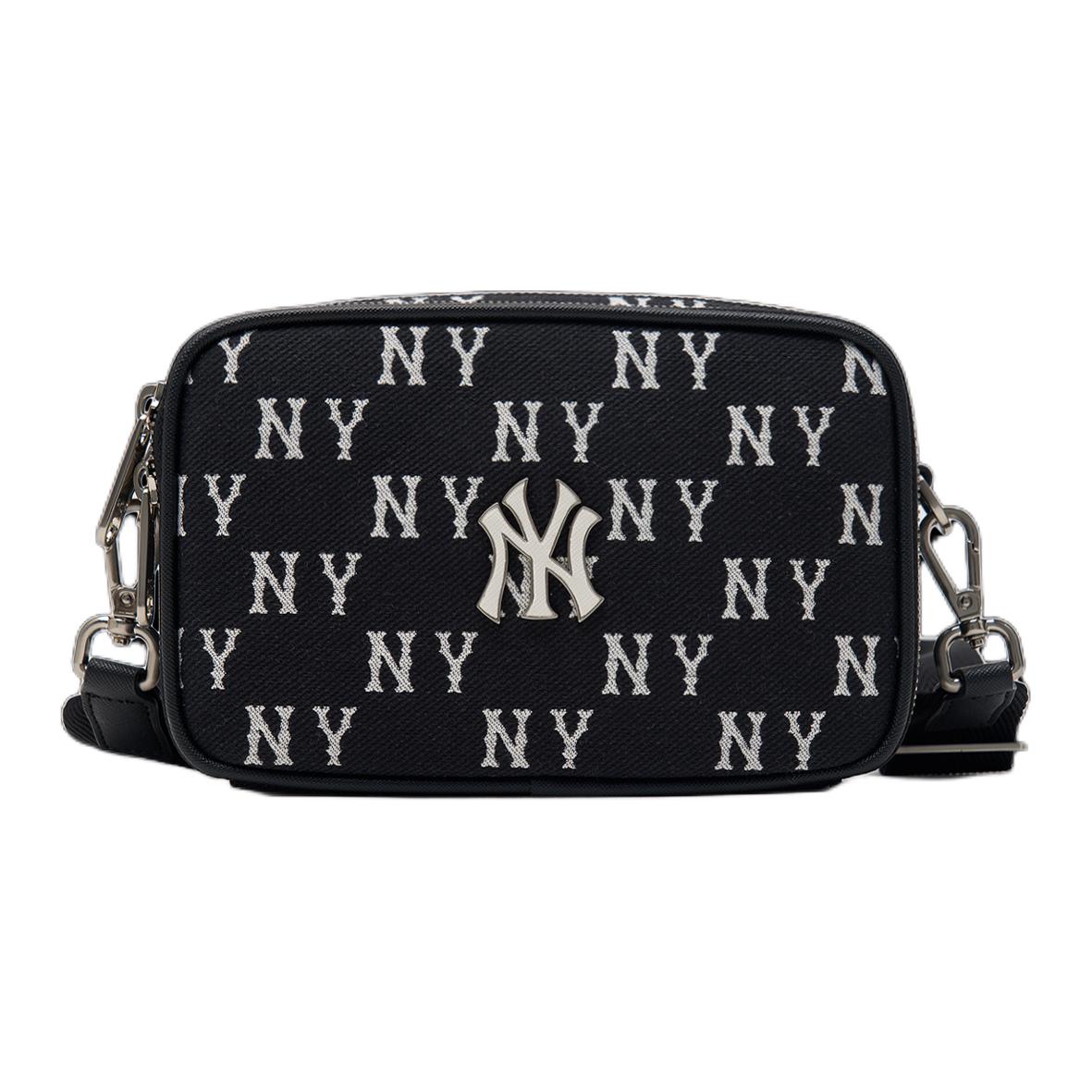 

MLB Cotton With Polyester One Shoulder Handbag, Crossbody Bag Regular Unisex Black Casual 3ACRS014N-50BKS чорний