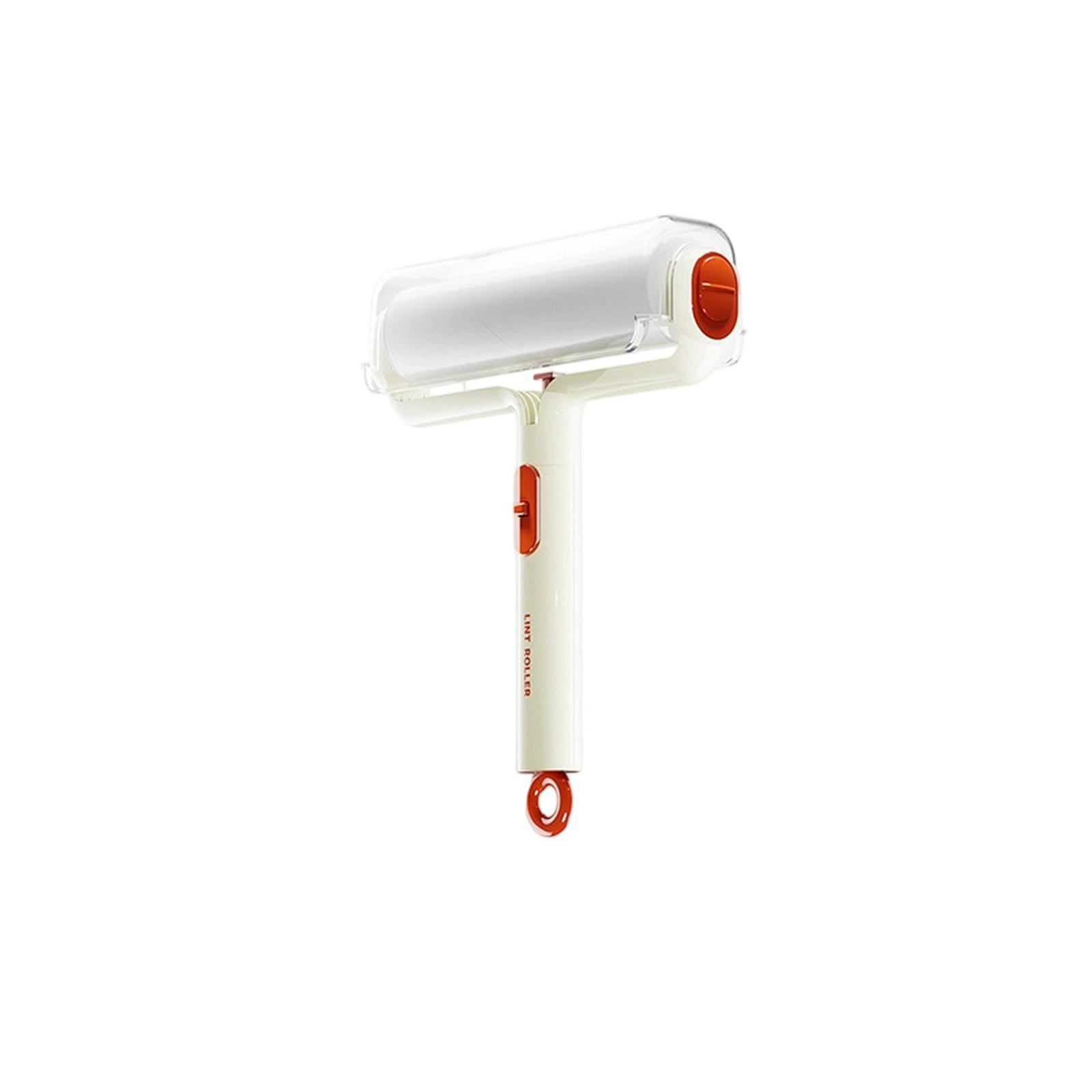 

Multi Functional Lint Roller for Clothes and Bedding Reusable Sticky Fabric Brush Removable Pet Hair and Dust Cleaning Tool with Tearable Sheets one size червоний