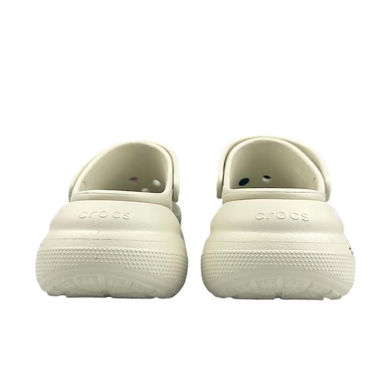 Crocs Crush Clog BNK The World's Best Loved Bones Listening Kitten Hat Puppy Cute Gift Box Hole Shoes for Men and Women White