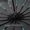 Large Umbrella for Men, Reinforced and Thickened, Sturdy and Wind-Resistant, Dual-Purpose for Sun and Rain, Manual Folding, Black Coating for Sun