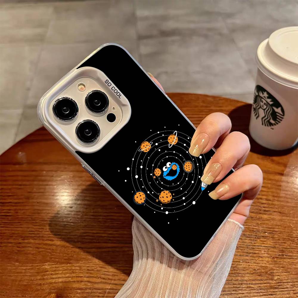 C-Cookies Monster Phone Case For IPhone 17 16 15 14 13 12 11 Pro Max Plus X XR XS Max Shockproof Bumper Cover