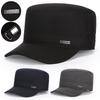 Hat Men's Autumn Winter Flat Cap Thick Woolen Cap Outdoor Ear Protection Cap Warm Cap