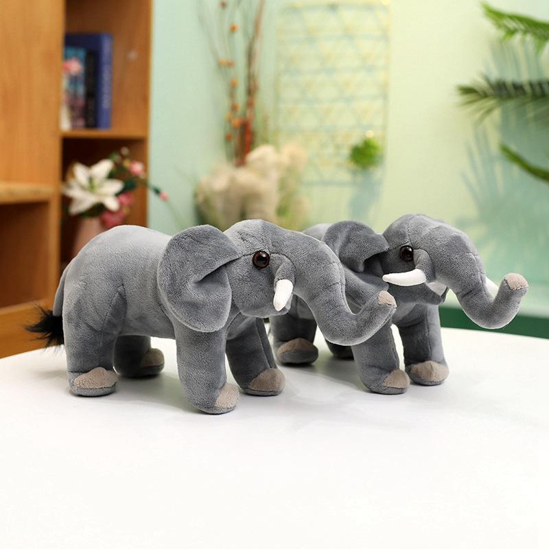 Simulated Elephant Doll Cartoon Plush Toy Baby Soothing Elephant Pillow Children Sleeping with Velvet Doll