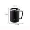 500ml Thermos Mug 304 Stainless Steel Coffee Cup With Handle Leak-Proof Vacuum Flask Insulated Cup Lightweight Thermal Water Bottle
