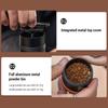 Manuelle Kaffeemühle aus Edelstahl mit konischem Grat, Kaffeemühle mit Klappgriff für Camping