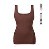 Women Washed Tie Dye Solid Color Slimming Body Shaping Tank Top