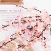 Spring Plum Blossom Bouquet Branch Silk Flower Artificial Flowers for Wedding Home Office Party Hotel Yard Decoration