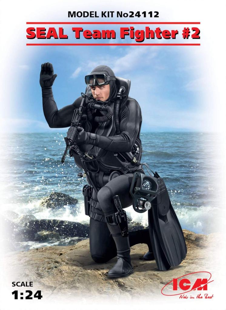 ICM Člen ICM US Navy Special Forces Plastový model 24112 1/24 SEAL. č.2