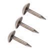 100pcs Thicken Iron Staples Nails Fasteners for Furniture Drum Wooden Door (6 * 12mm)