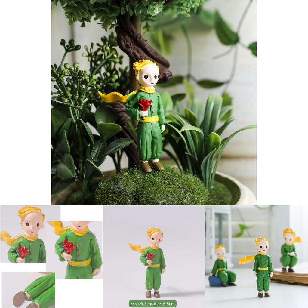 Enchanting Little Prince Resin Figurines For Cake Decorations And Micro Landscapes