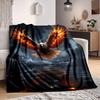 1 Stück Adler, Wasserreflexion Decke Leichte Flanelldecke Überwurfdecke Für Sofa, Bett, Reise, Camping, Wohnzimmer, Büro, Couch, Stuhl, Und Se