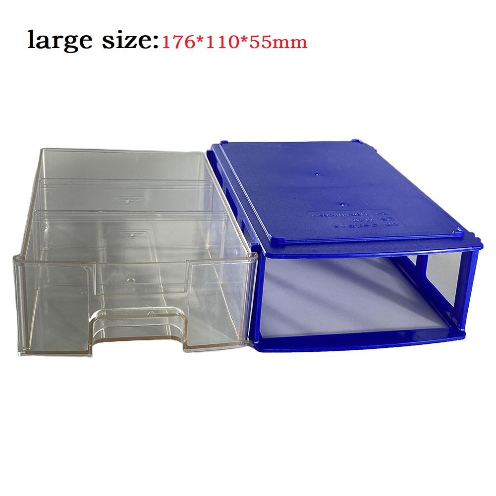 1PC Stackable Plastic Hardware Parts Storage Boxes Component Screws Craft Cabinet Plastic Tool Box Storage Bins With Drawers