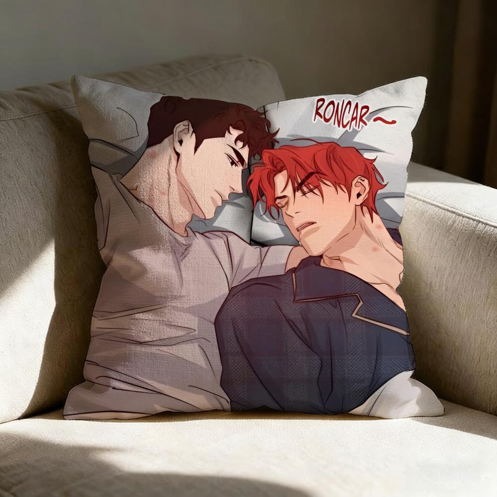 Bl Anime Manga H-High Clear Pillow Case pillowcase, double-sided printed, sofa cushion, bedroom headboard pillow