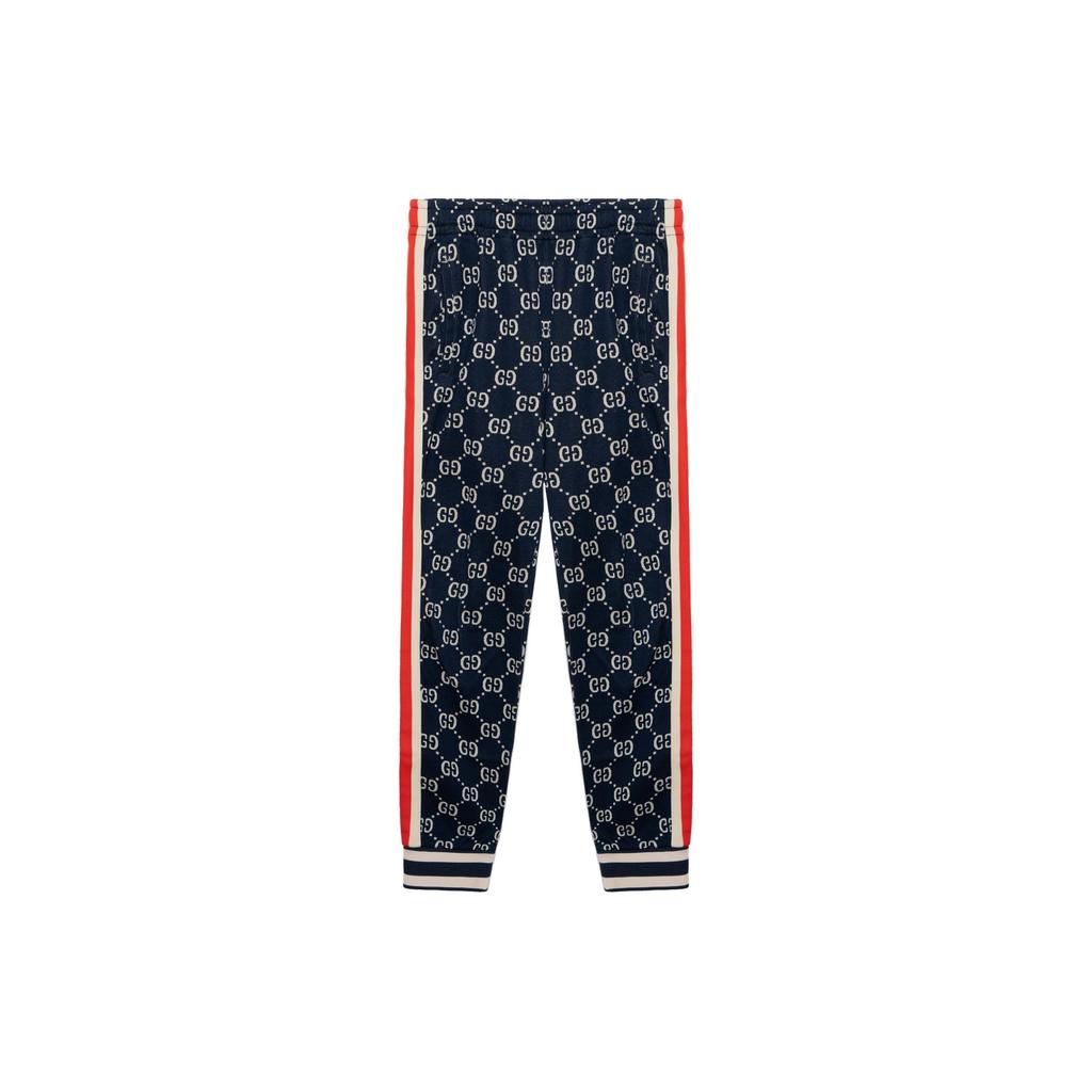 Gucci GG Jacquard Jogging Trousers For Men Blue Men's 496920-X9V05-4245