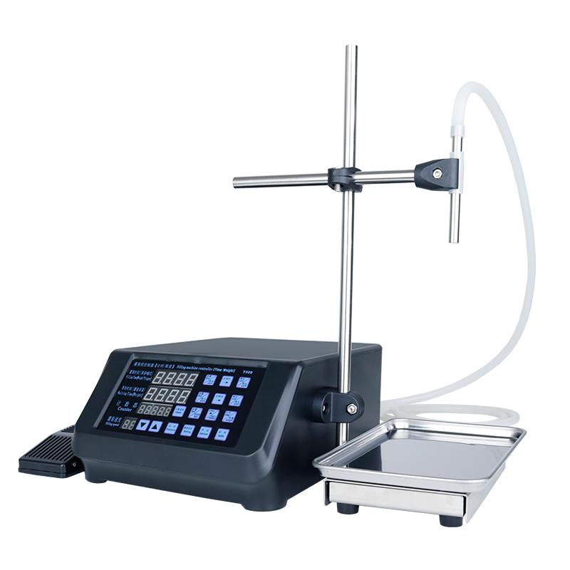 ZONESUN ZS-DPYT320 Desktop Semi-Automatic Liquid Bottle Diaphragm Pump Juice Wine Filling Weighing Machine 110 volts