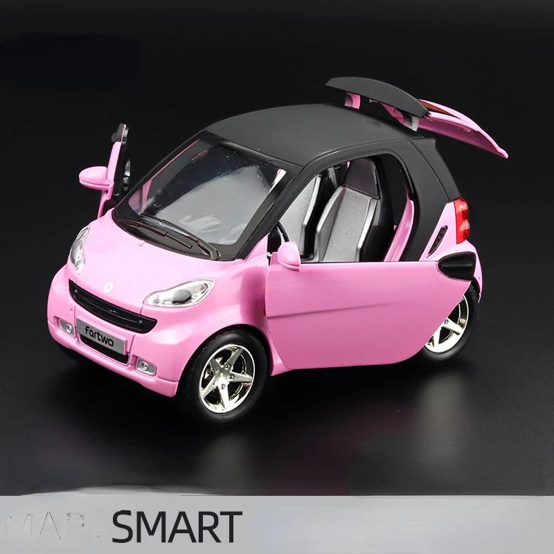 ABAC1 1:32 Smart Alloy Car Model Simulation Sound And Light Pull Back Toy Car Boy Collection Decoration Gift