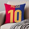 Soccer Athlete LM 10 LLionel MMessi Cushion Cover Pillowcase Antidustmite Invisible Zipper Short Plush Sofa Cushion
