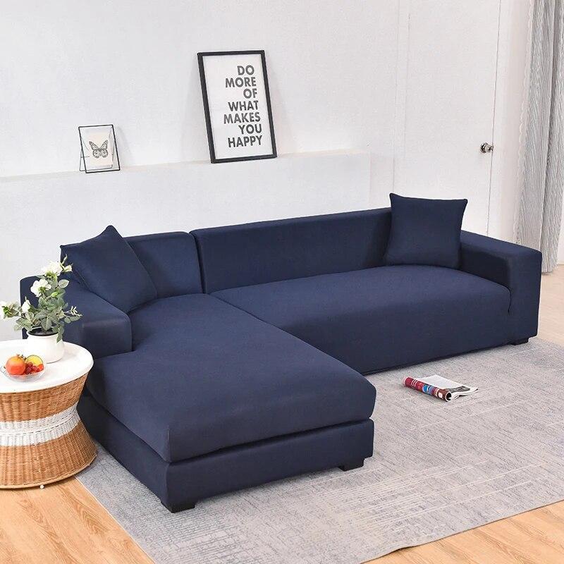 Elastic Sofa Cover For L -Shaped Corner Sofa Full Wrap Sofa Slipcover For Living Room Home Decor Couch Cover