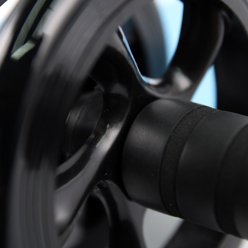 No Noise Gym Břišní kolečka Ab Roller s podložkou pro cvičení Fitness Příslušenství Příslušenství Unisex Black Double Wheeled Belly
