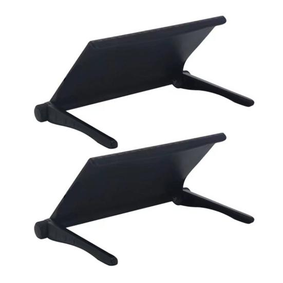 2Pcs TV Top Shelf Adjustable Screen Shelf Strong Load-bearing Simple Installation 2-leg Monitor Shelf Storage Rack