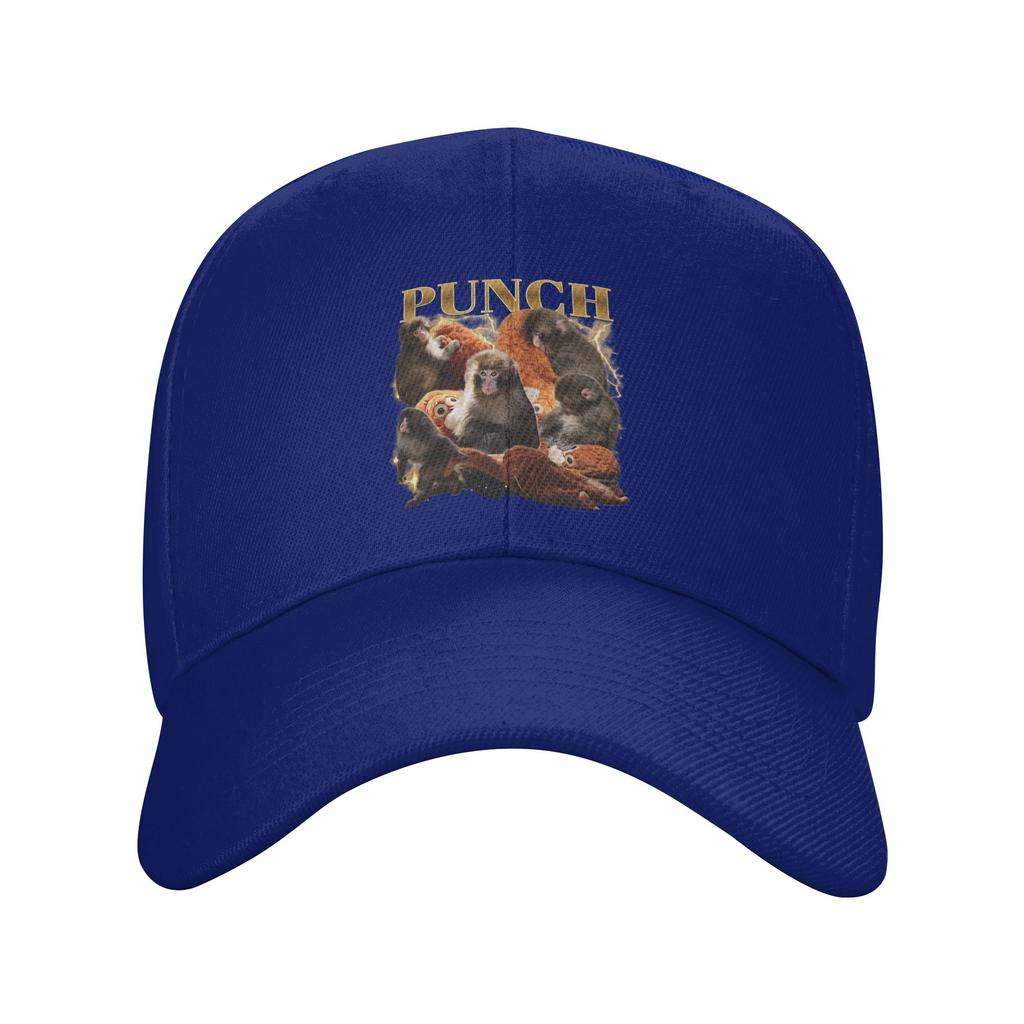 Spring Casual Baseball Cap Team Punch Baby Monkey Punch Outdoor Sports Trucker Hat For Female Male Sun  DIY Print Snapback Cap