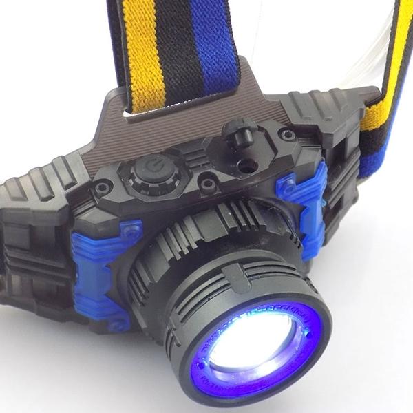 Headlamp with 4 Waterproof Rechargeable Lighting Modes
