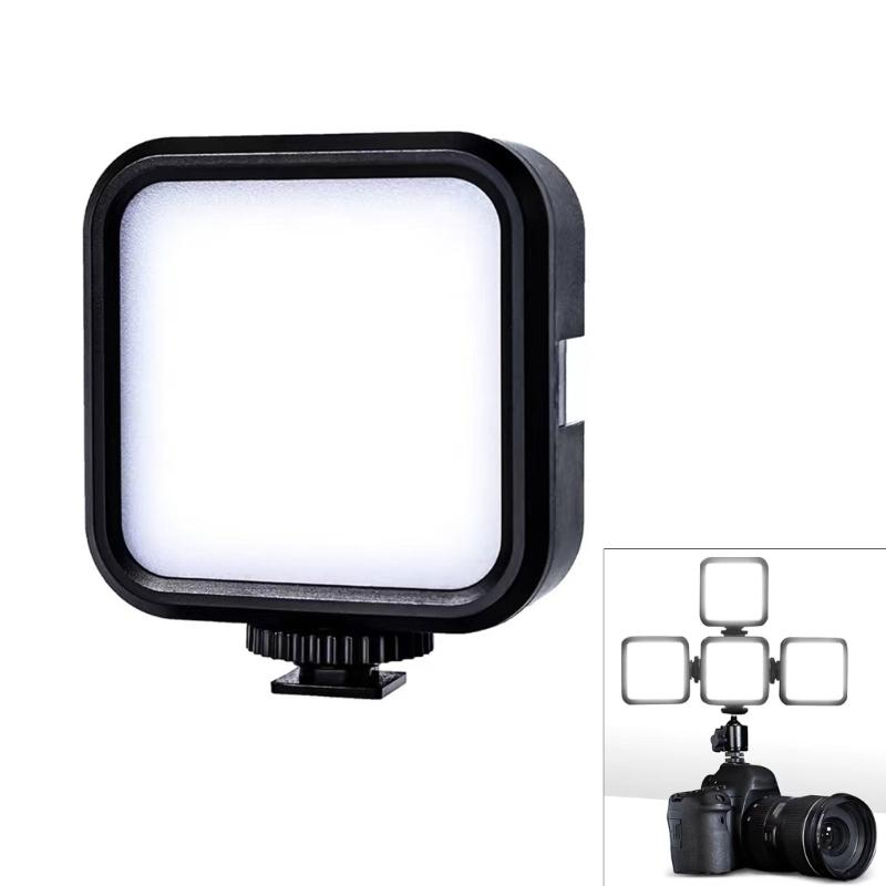 Rechargeable Triple Color LED Video Light 1200mAh Battery For Camera Smartphone Photography Live Streaming