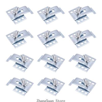 Pack Of 12 Steel Sink Clip Strong Rustproof Fixing Tool for Stone Undermount Basin Secure Mounting Hardware 3XUF