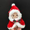 Non-Toxic For Mini Labubu 4.0 Christmas Clothing Toys Pin For Love Clothes Elk Cloak Cute Mini Christmas Skirt Cloak Accessories