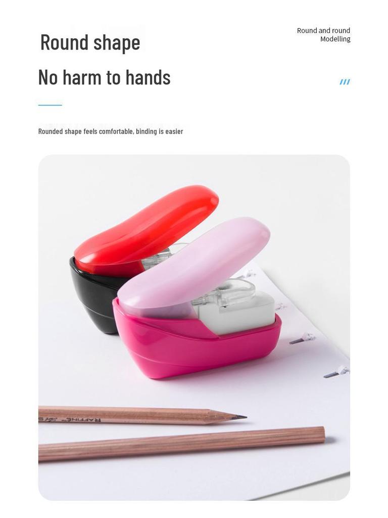 Kede You 5399 Effort-Saving Mini Stapleless Stapler for Safe Desktop and Child Use