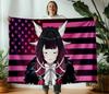 Game Characters Columbina Thin Printed Blanket Accessories Home Blankets Flannel Throw for Sofa,Bed,Travel,Camping,Office,Couch
