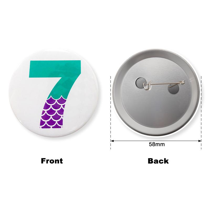 Theme Party Badge Happy Birthday Birthday Digital Badge 