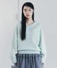 Selliteiljeu V-Neck Alpaca Knit_Mint