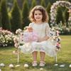 Borsa a Mano con Perle per Ragazze Nuova Mini Borsa a Tracolla Stile Portamonete per Festa di Compleanno dei Bambini Leggera in Pelle PU