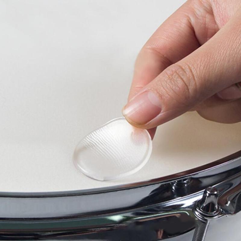 6Pcs Drum Dampeners Gels Pad Silicones Drum Silencers Soft Drum Dampening Gels Pad Drum Mutes Pad for Drums Tone Control