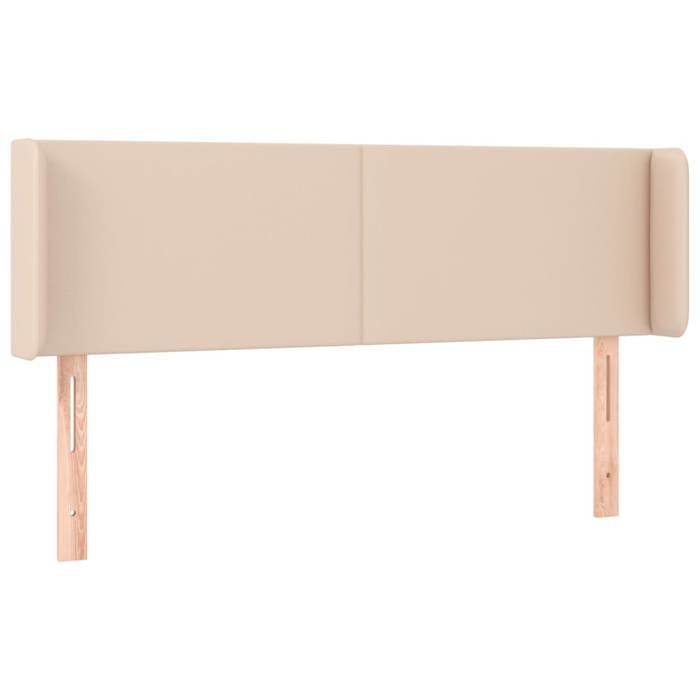 VidaXL LED Headboard Bedroom Furniture Double Bed Accessory Head of Bed Frame Interior Cappuccino 3123051