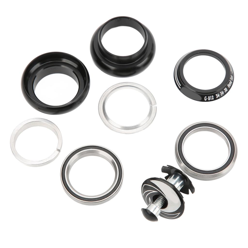 Bike Headset Aluminum Alloy Exquisite Workmanship Strong Durable High Strength Long Service Life Cycling Accessory