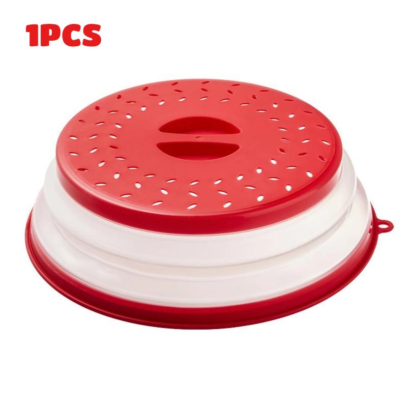 

Silicone Microwave Splatter Cover, Microwave Cover for Food Fruit Drainer, Microwave Food Cover, Microwave Plate Cover,1/3PCS